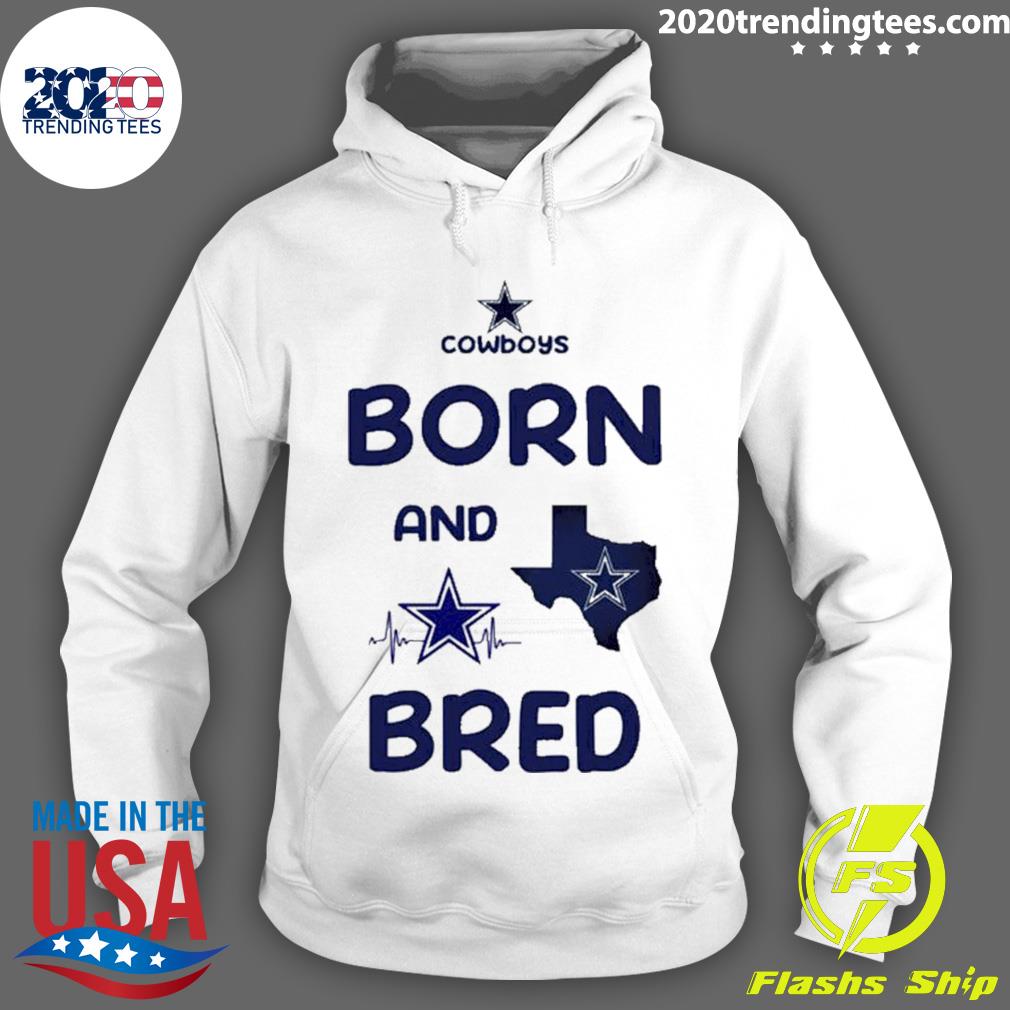 Nice cowboys Born And Bred - Adult & Kids T-Shirts, Sweatshirts & Hoodies apparel design preview 2