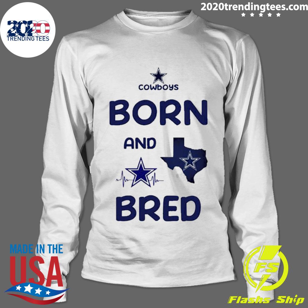 Nice cowboys Born And Bred - Adult & Kids T-Shirts, Sweatshirts & Hoodies apparel design preview 4
