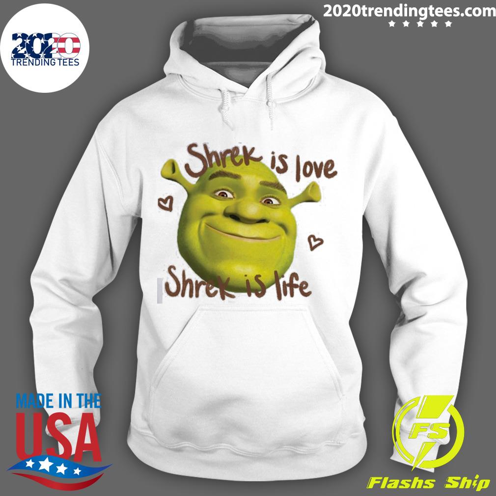 Nice cute Face Shrek Is Love Life - Adult & Kids T-Shirts, Sweatshirts & Hoodies apparel design preview 2