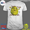 Nice cute Face Shrek Is Love Life - Adult & Kids T-Shirts, Sweatshirts & Hoodies apparel design preview 1