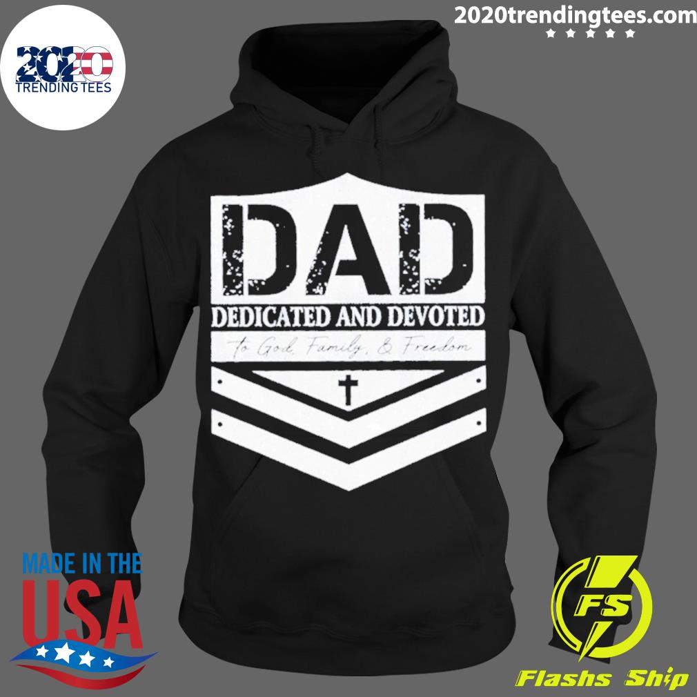 Nice dad Dedicated And Devoted - Adult & Kids T-Shirts, Sweatshirts & Hoodies apparel design preview 2