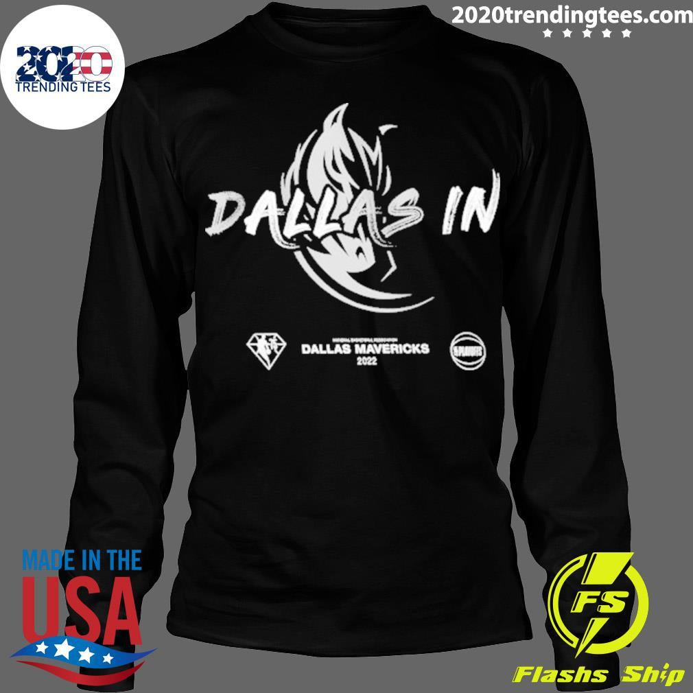 Nice dallas Mavericks Nike 2022 NBA Playoffs Mantra - Adult & Kids T-Shirts, Sweatshirts & Hoodies apparel design preview 4