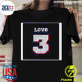 Nice damar Hamlin Love 3 - Adult & Kids T-Shirts, Sweatshirts & Hoodies apparel design preview 1