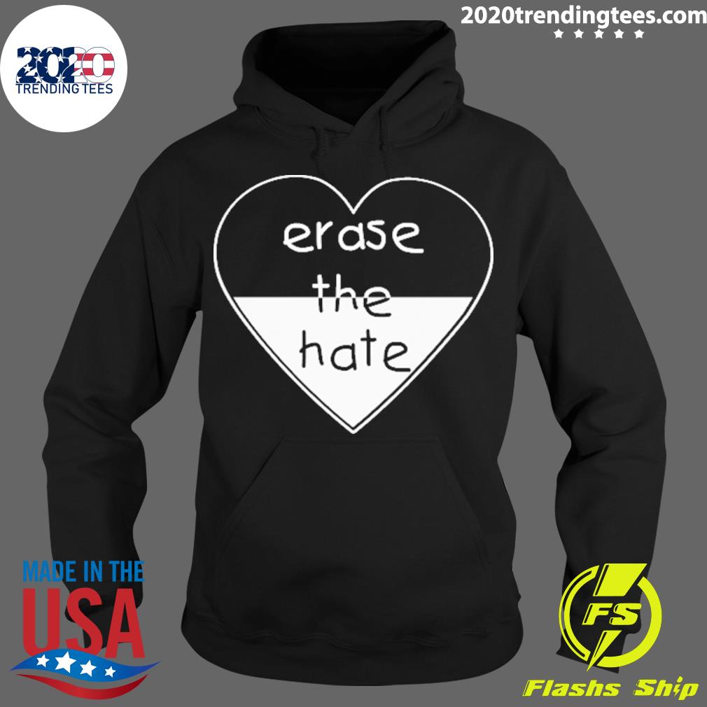 Nice detlef Schrempf Wearing Erase The Hate - Adult & Kids T-Shirts, Sweatshirts & Hoodies apparel design preview 2