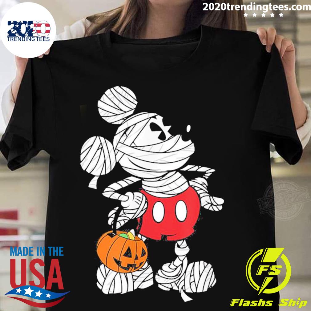 Nice disney Mickey Mouse Mummy Halloween - Adult & Kids T-Shirts, Sweatshirts & Hoodies apparel design preview 1