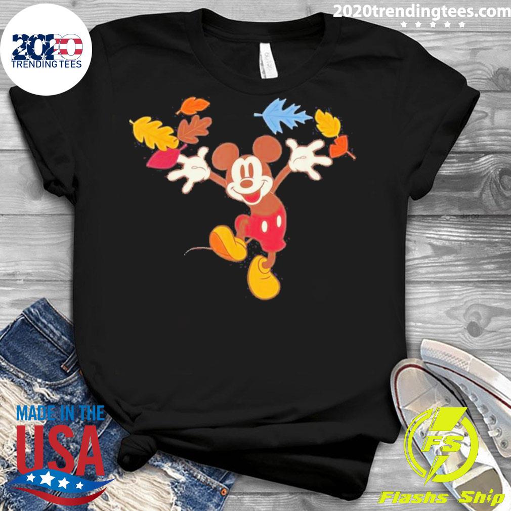 Nice disney Thanksgiving Mickey Mouse Autumn - Adult & Kids T-Shirts, Sweatshirts & Hoodies apparel design preview 3