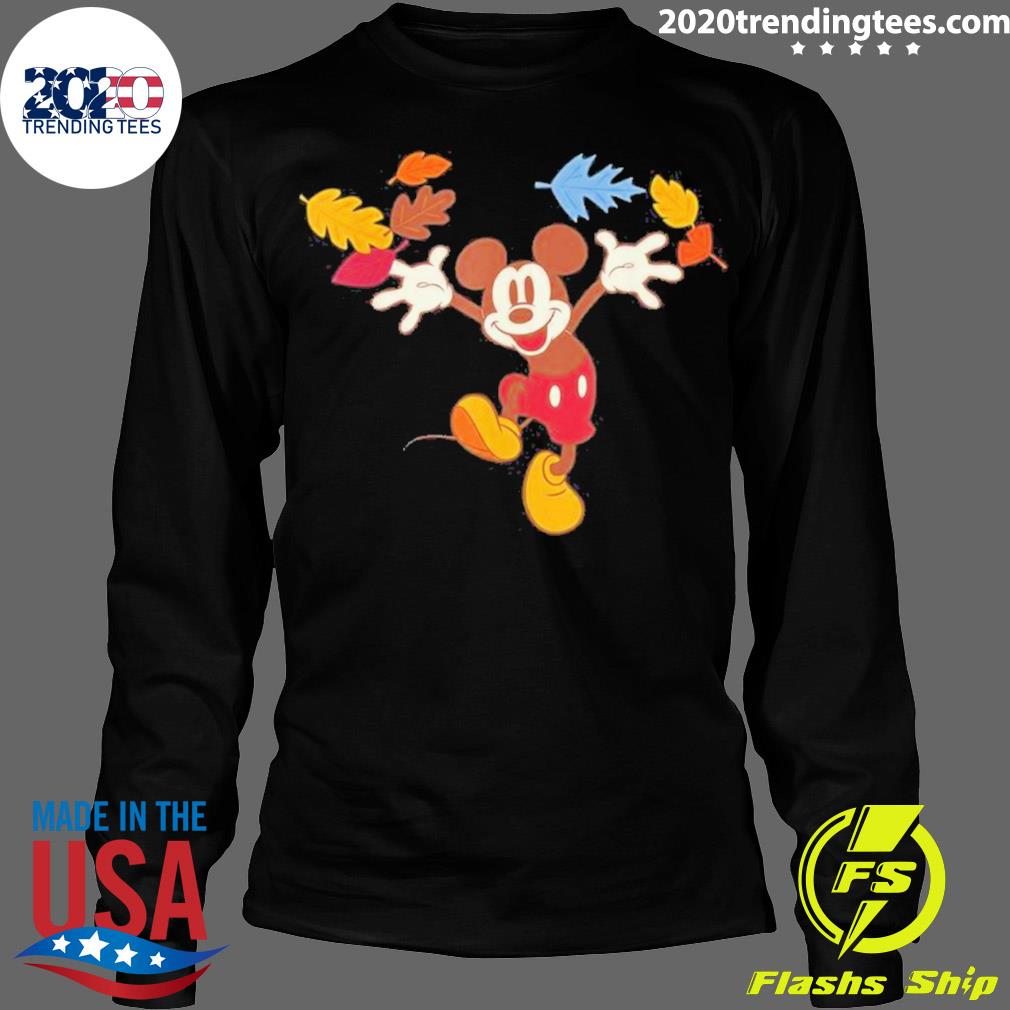 Nice disney Thanksgiving Mickey Mouse Autumn - Adult & Kids T-Shirts, Sweatshirts & Hoodies apparel design preview 4