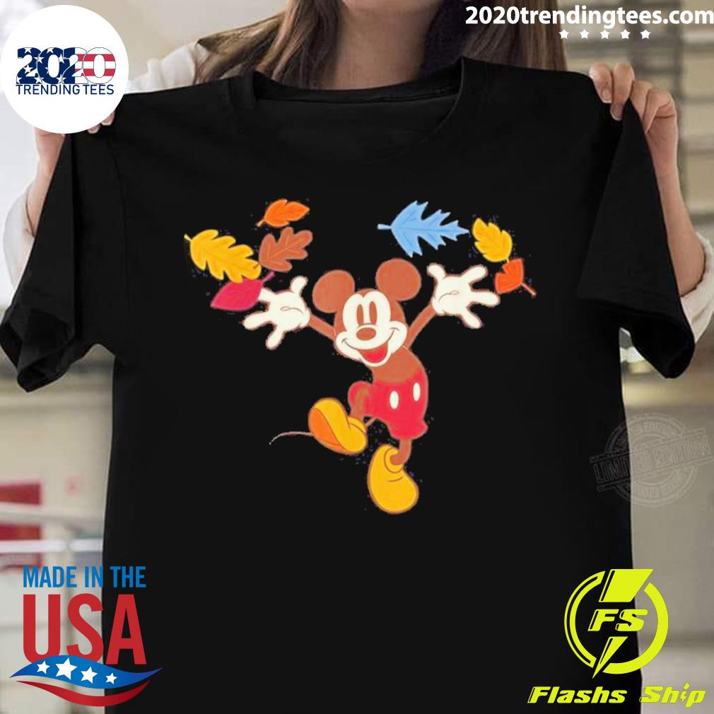 Nice disney Thanksgiving Mickey Mouse Autumn - Adult & Kids T-Shirts, Sweatshirts & Hoodies apparel design preview 1