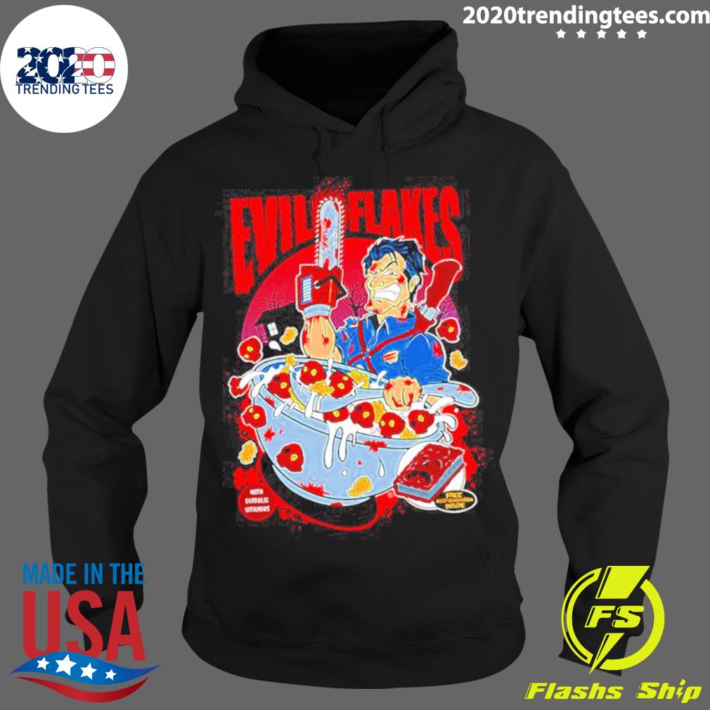 Nice evil Flakes Halloween - Adult & Kids T-Shirts, Sweatshirts & Hoodies apparel design preview 2