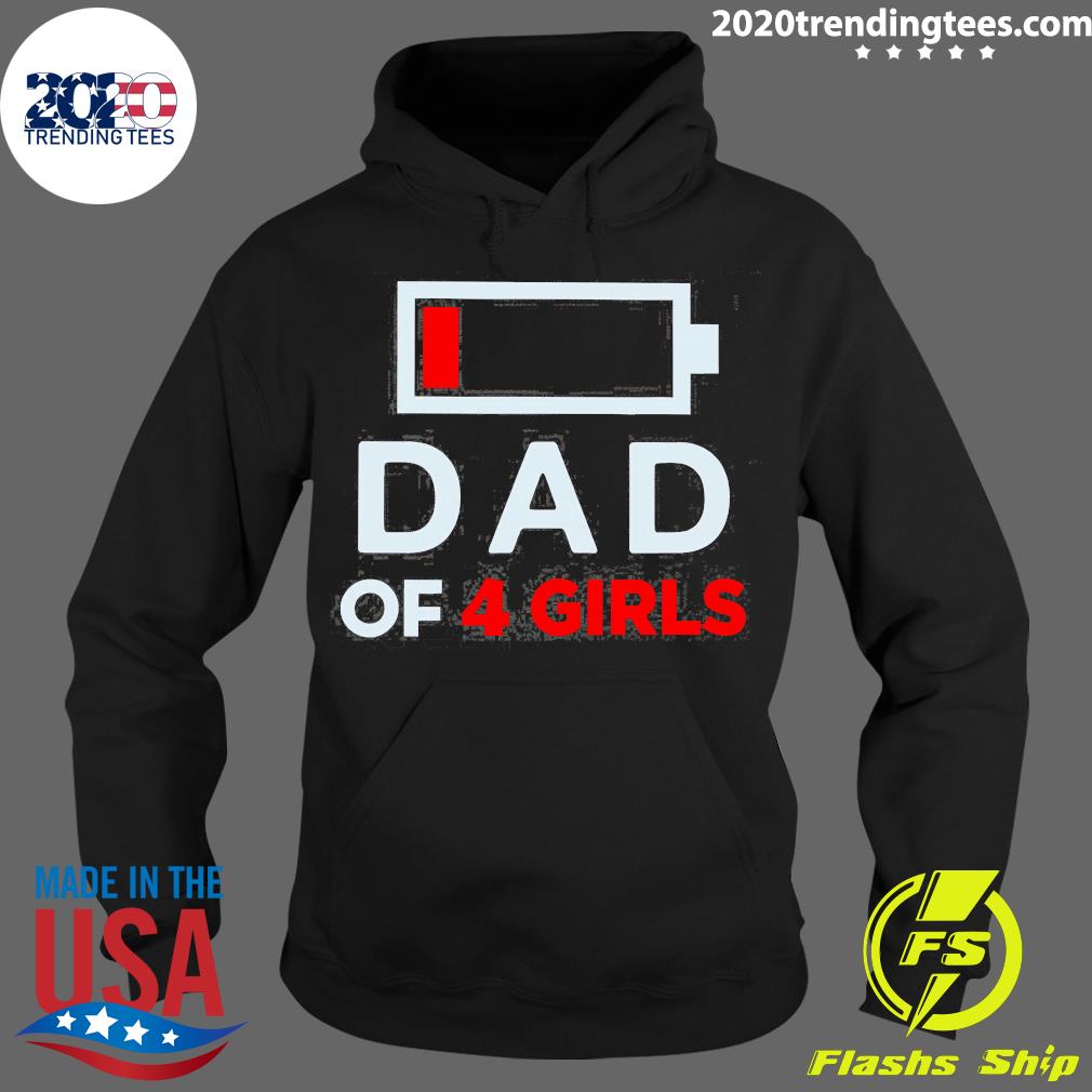 Nice family Lover Dad Of 4 Girls - Adult & Kids T-Shirts, Sweatshirts & Hoodies apparel design preview 2