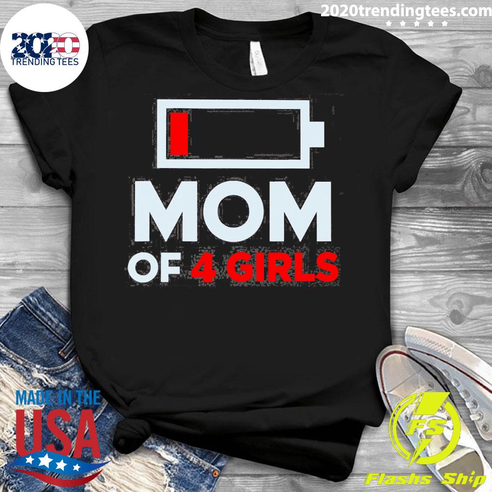 Nice family Lover Mom Of 4 Girls - Adult & Kids T-Shirts, Sweatshirts & Hoodies apparel design preview 3
