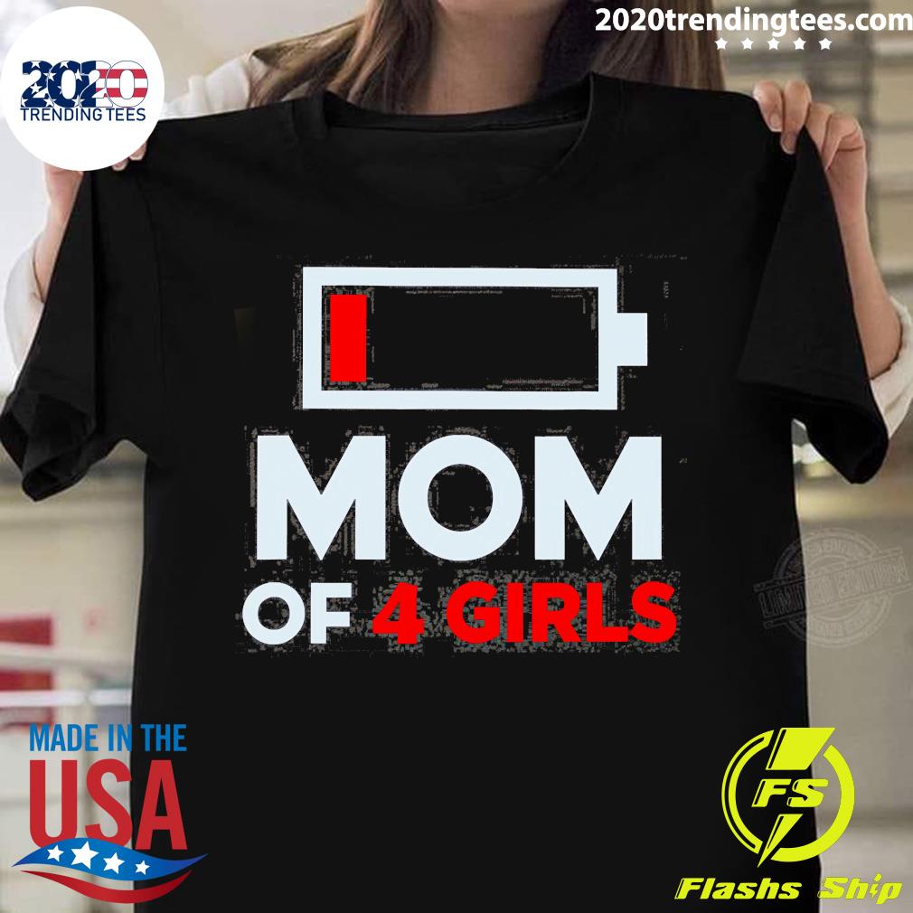Nice family Lover Mom Of 4 Girls - Adult & Kids T-Shirts, Sweatshirts & Hoodies apparel design preview 1