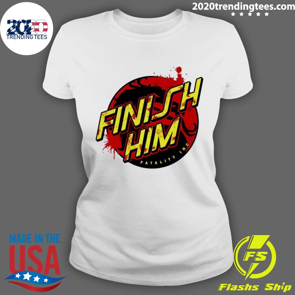Nice fatality Meme Finish Him - Adult & Kids T-Shirts, Sweatshirts & Hoodies apparel design preview 3