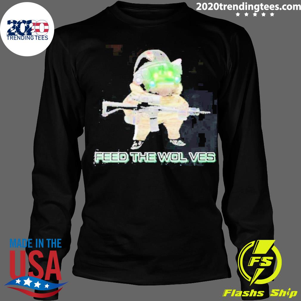 Nice feed The Wol Ves - Adult & Kids T-Shirts, Sweatshirts & Hoodies apparel design preview 4