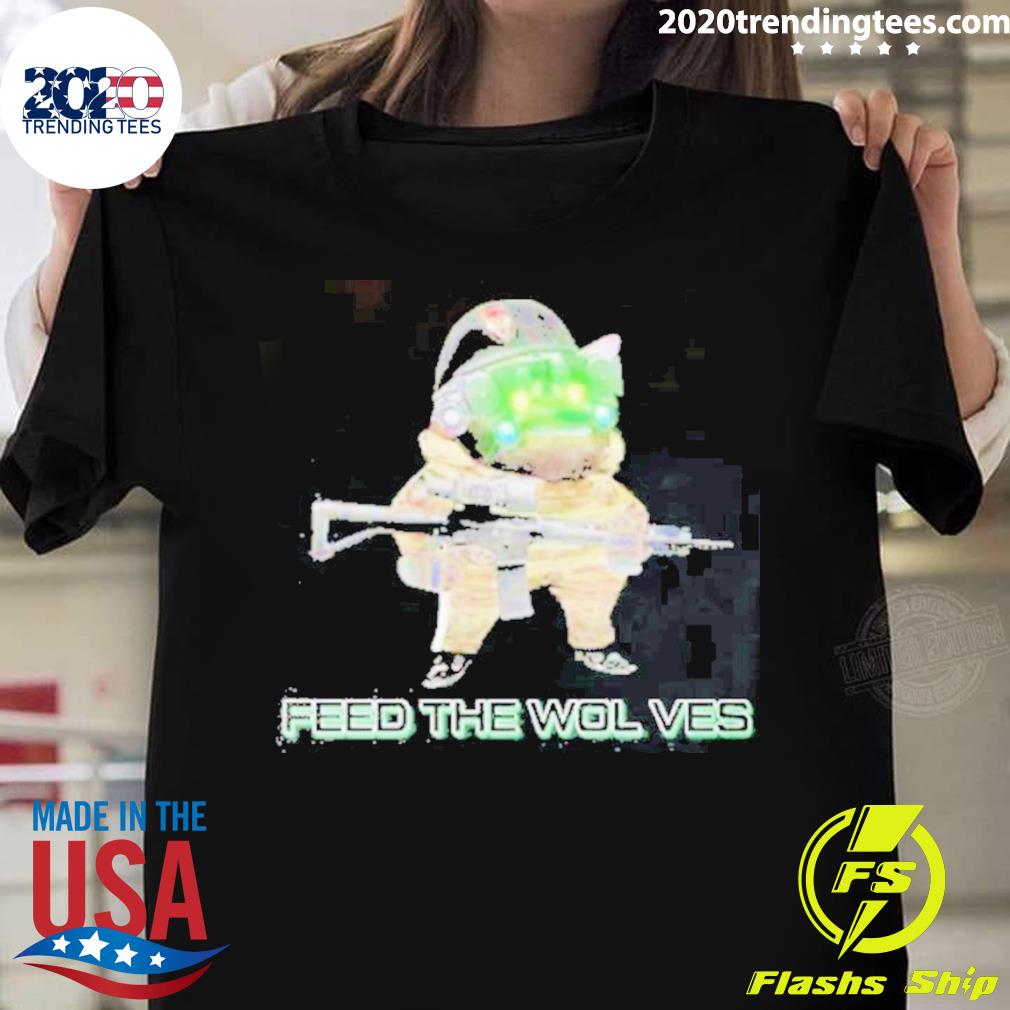 Nice feed The Wol Ves - Adult & Kids T-Shirts, Sweatshirts & Hoodies apparel design preview 1
