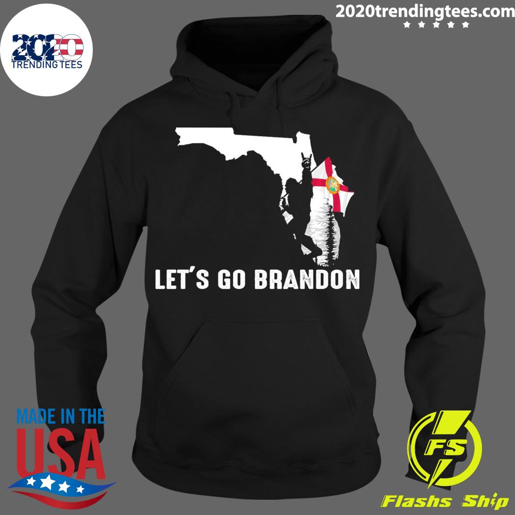 Nice florida America Bigfoot Let's Go Brandon - Adult & Kids T-Shirts, Sweatshirts & Hoodies apparel design preview 2