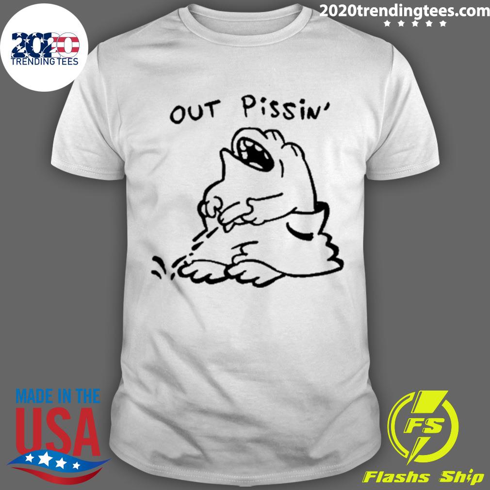 Nice frog Out Pissin' - Adult & Kids T-Shirts, Sweatshirts & Hoodies apparel design preview 1