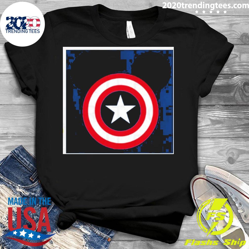 Nice funny Mickey Marvel Captain America - Adult & Kids T-Shirts, Sweatshirts & Hoodies apparel design preview 3