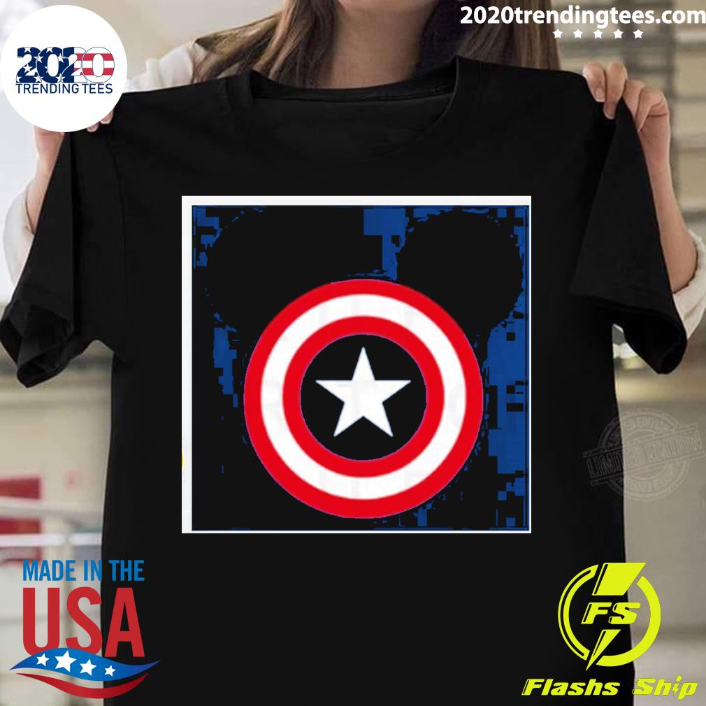 Nice funny Mickey Marvel Captain America - Adult & Kids T-Shirts, Sweatshirts & Hoodies apparel design preview 1