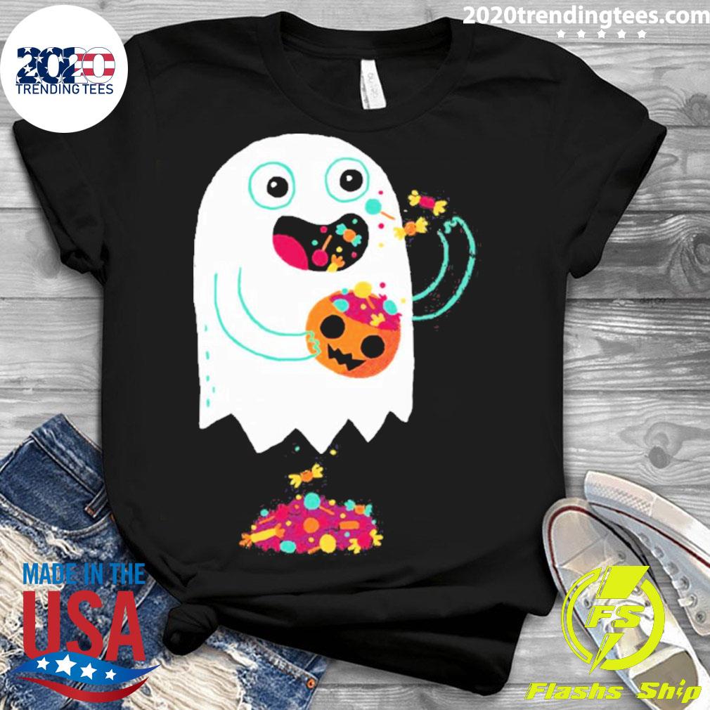 Nice ghost Candy Disneyland Halloween - Adult & Kids T-Shirts, Sweatshirts & Hoodies apparel design preview 3