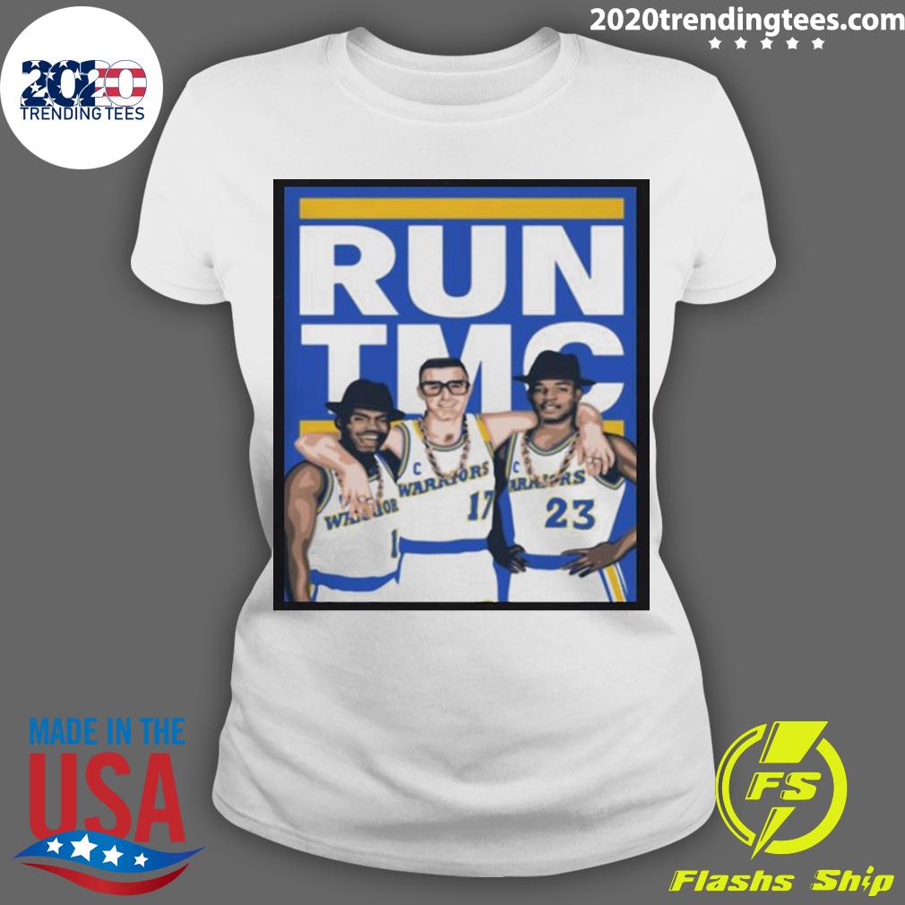 Nice golden State Warriors Run TMC 2022 - Adult & Kids T-Shirts, Sweatshirts & Hoodies apparel design preview 3
