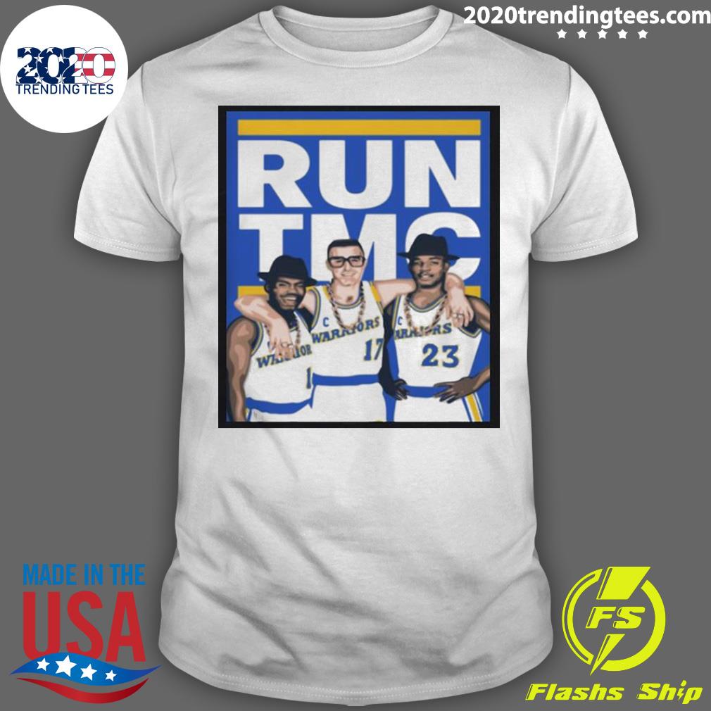 Nice golden State Warriors Run TMC 2022 - Adult & Kids T-Shirts, Sweatshirts & Hoodies apparel design preview 1