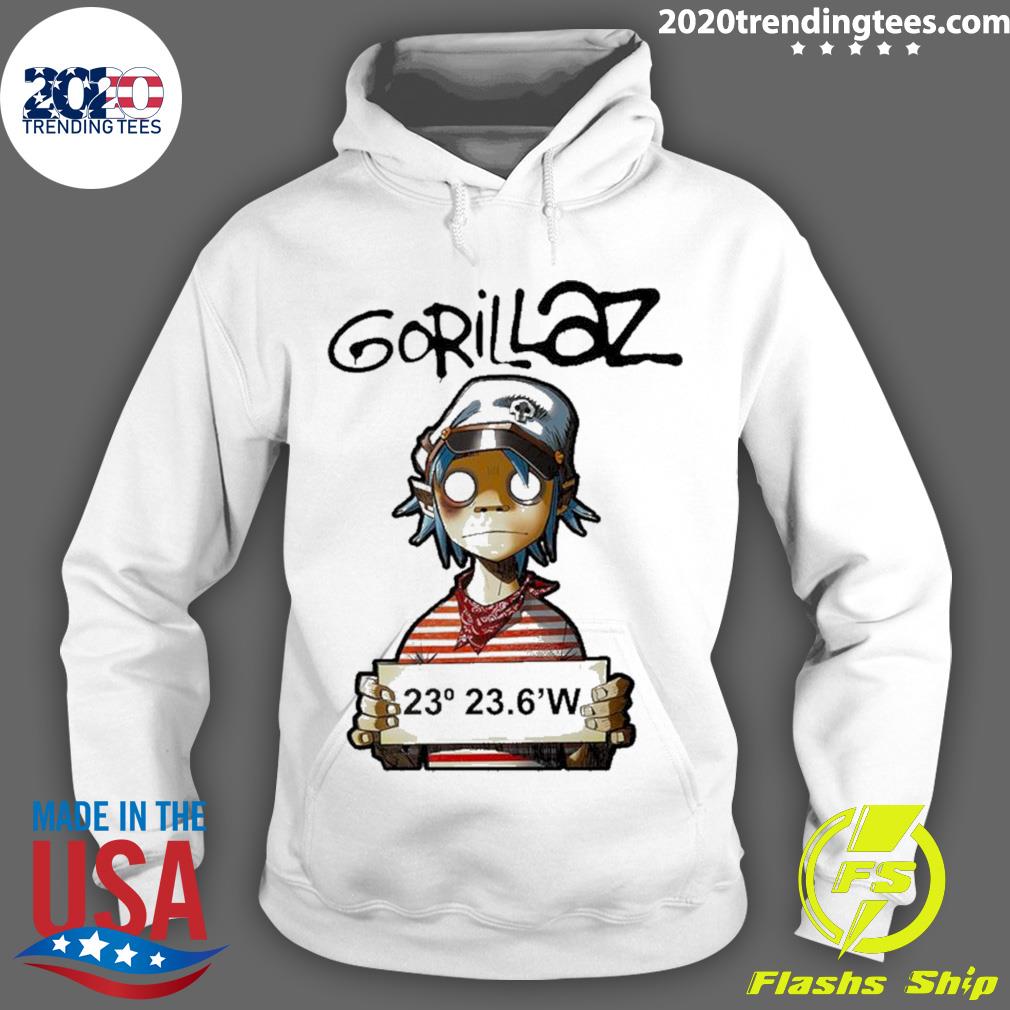 Nice gorillaz mugshot - Adult & Kids T-Shirts, Sweatshirts & Hoodies apparel design preview 2