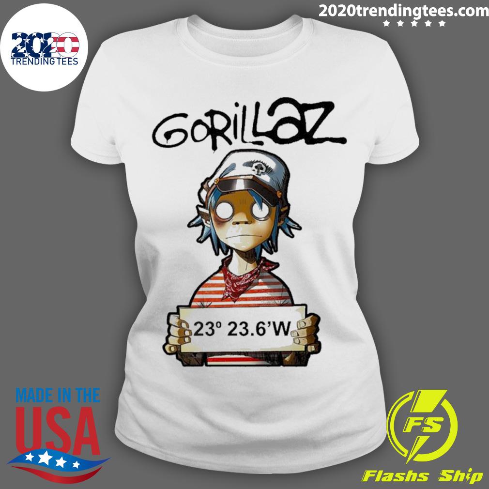 Nice gorillaz mugshot - Adult & Kids T-Shirts, Sweatshirts & Hoodies apparel design preview 3