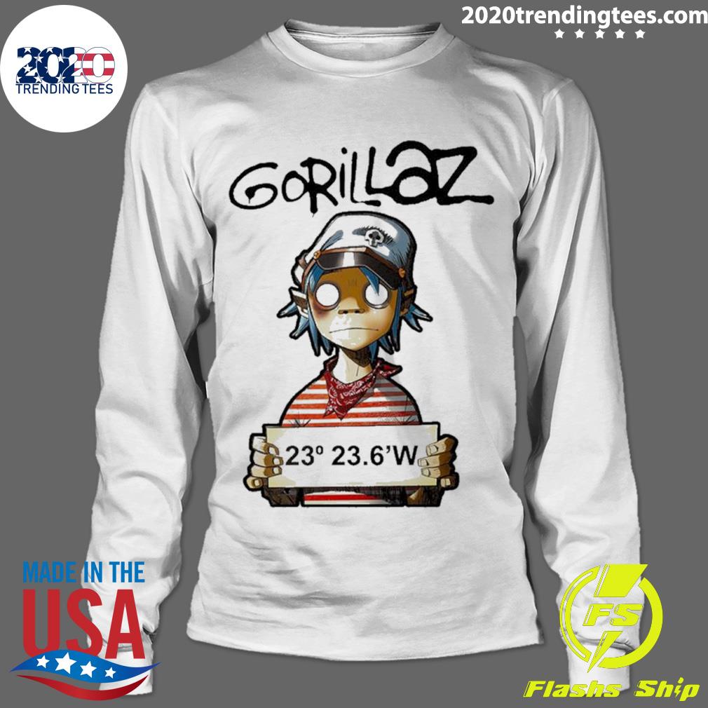 Nice gorillaz mugshot - Adult & Kids T-Shirts, Sweatshirts & Hoodies apparel design preview 4