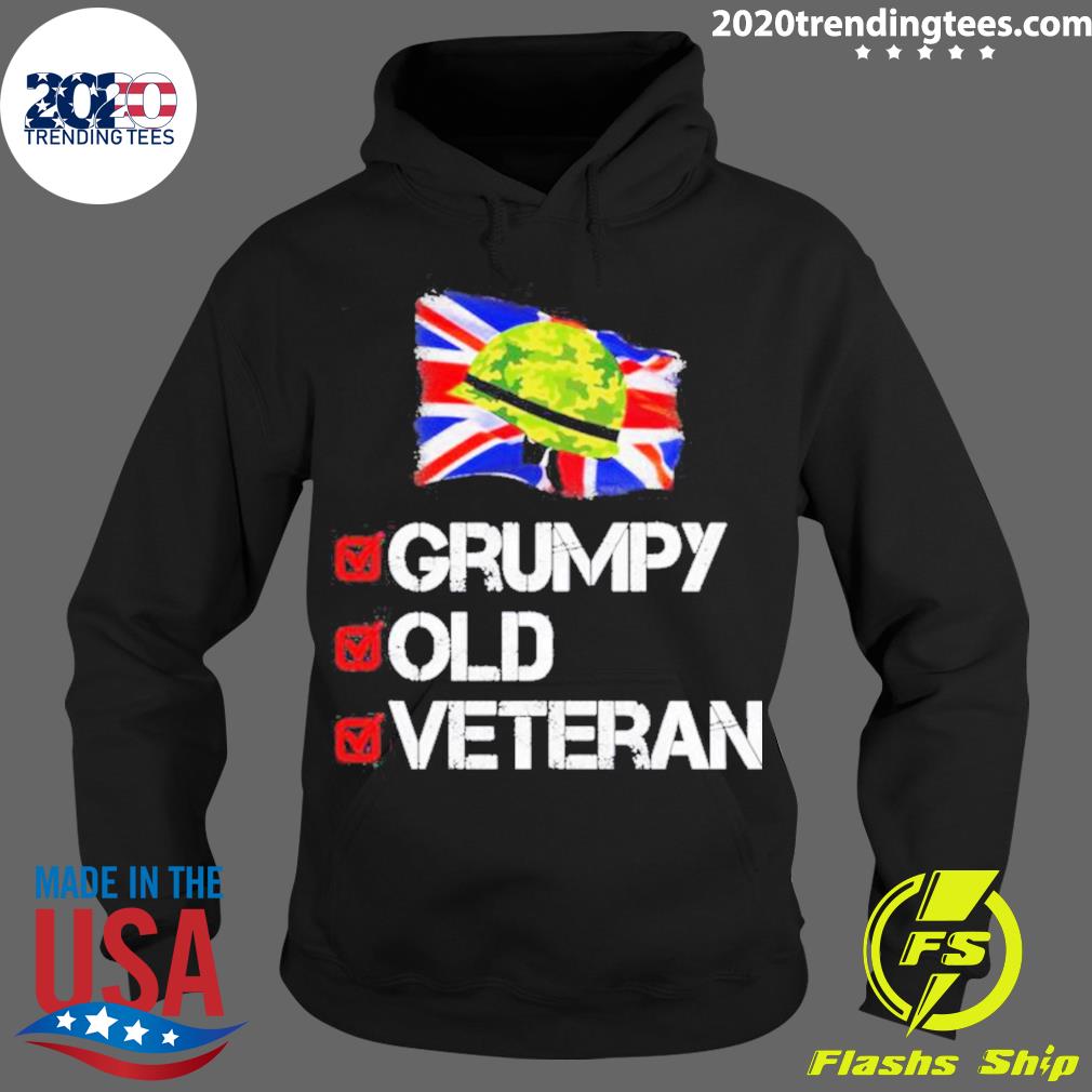 Nice grumpy Old Veteran Dad - Adult & Kids T-Shirts, Sweatshirts & Hoodies apparel design preview 2