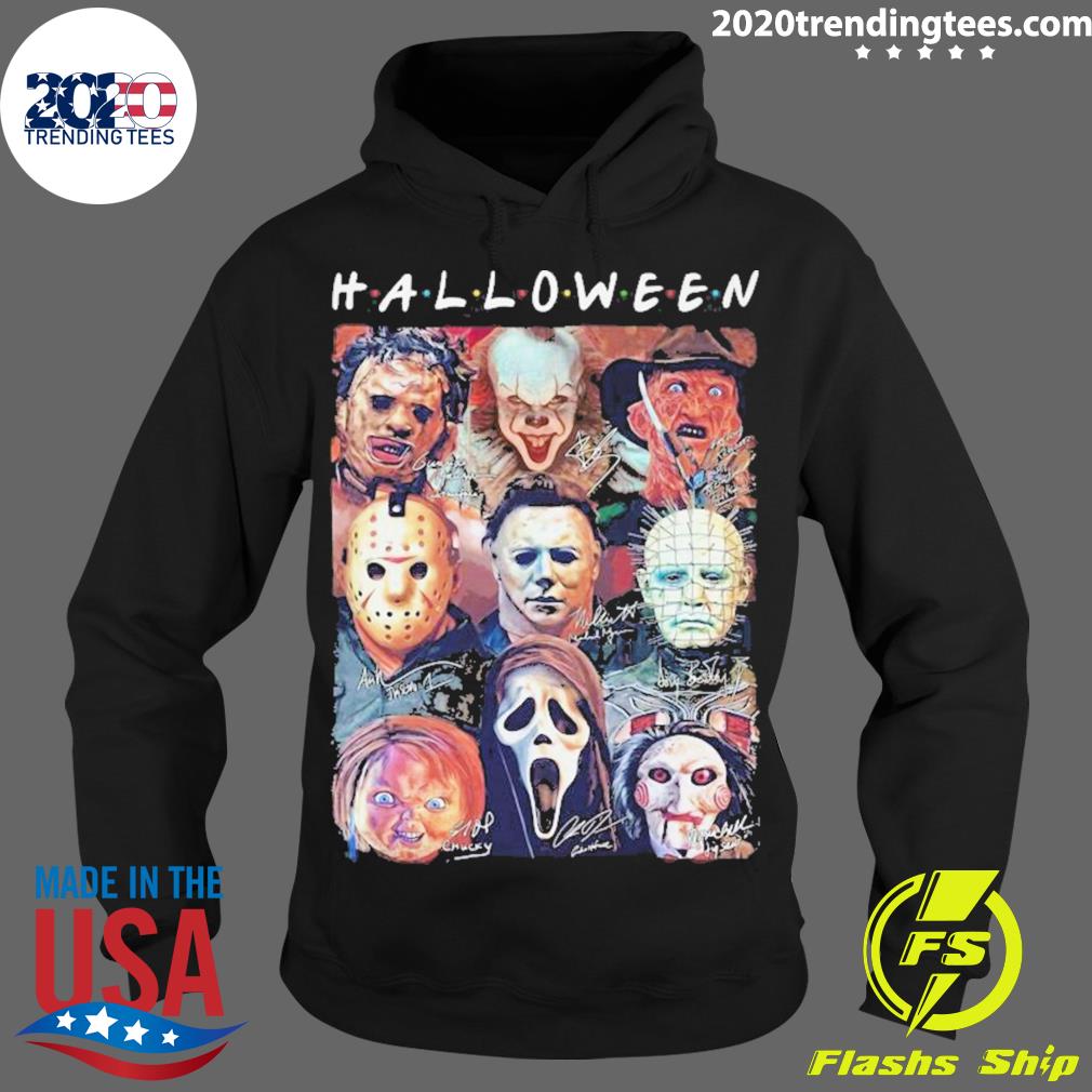 Nice halloween Horror Movies Characters Signatures - Adult & Kids T-Shirts, Sweatshirts & Hoodies apparel design preview 2