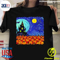 Nice halloween Starry Night Horror Nights - Adult & Kids T-Shirts, Sweatshirts & Hoodies apparel design preview 1