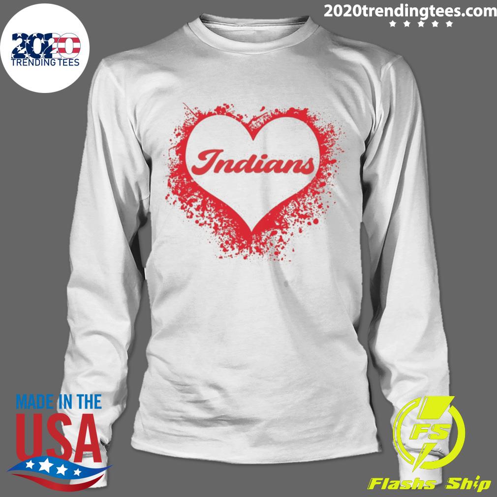 Nice heart School Spirit Indians - Adult & Kids T-Shirts, Sweatshirts & Hoodies apparel design preview 4