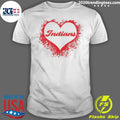 Nice heart School Spirit Indians - Adult & Kids T-Shirts, Sweatshirts & Hoodies apparel design preview 1