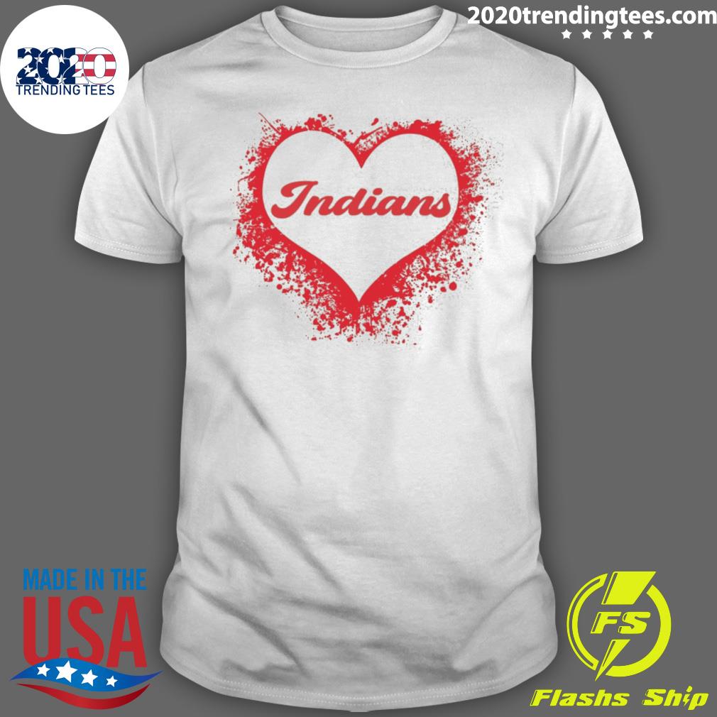 Nice heart School Spirit Indians - Adult & Kids T-Shirts, Sweatshirts & Hoodies apparel design preview 1