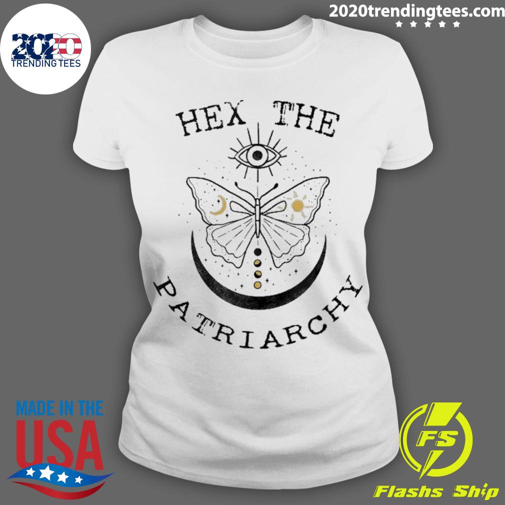 Nice hex The Patriarchy Feminist Witch - Adult & Kids T-Shirts, Sweatshirts & Hoodies apparel design preview 3