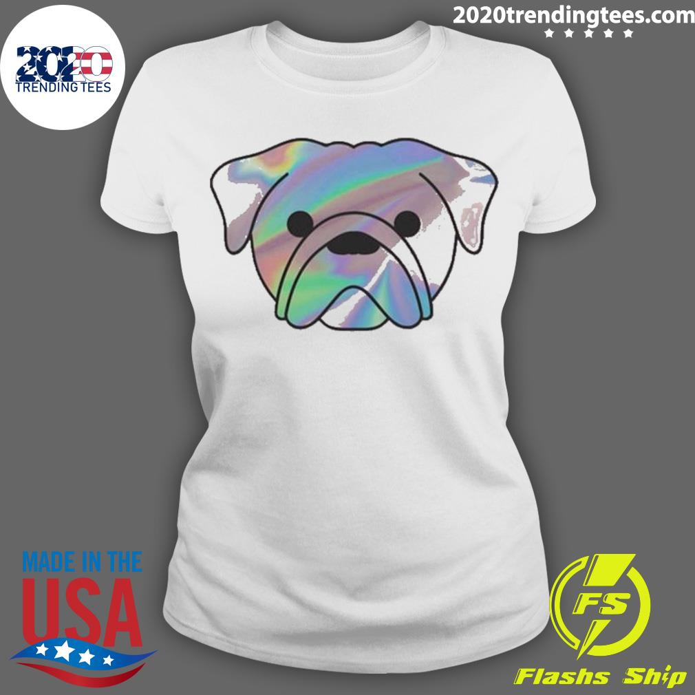 Nice holographic Pug - Adult & Kids T-Shirts, Sweatshirts & Hoodies apparel design preview 3