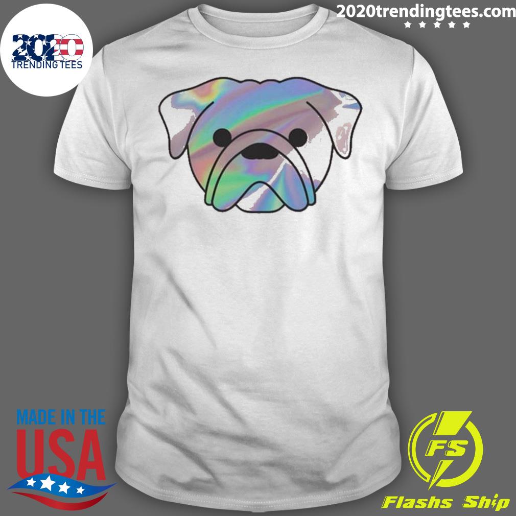 Nice holographic Pug - Adult & Kids T-Shirts, Sweatshirts & Hoodies apparel design preview 1