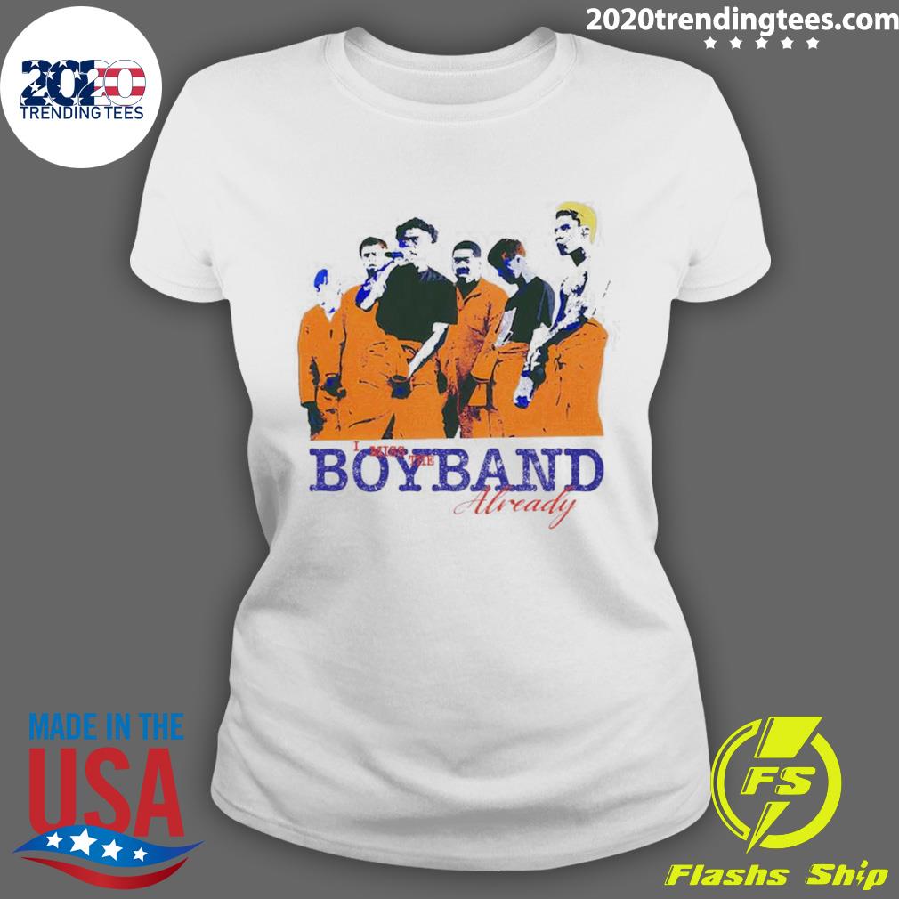 Nice i Miss The Boyband Already 2022 - Adult & Kids T-Shirts, Sweatshirts & Hoodies apparel design preview 3