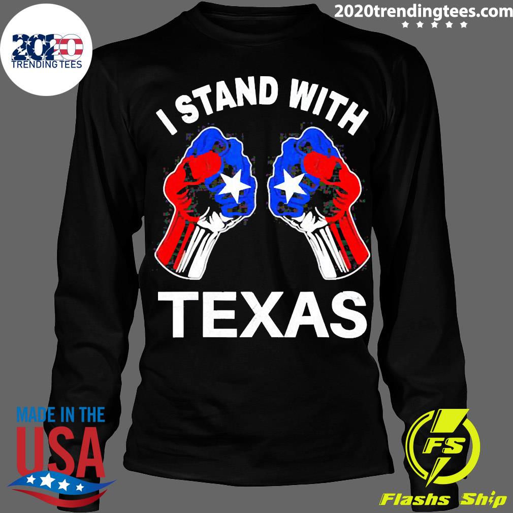 Nice i Stand With Texan Boxing - Adult & Kids T-Shirts, Sweatshirts & Hoodies apparel design preview 4