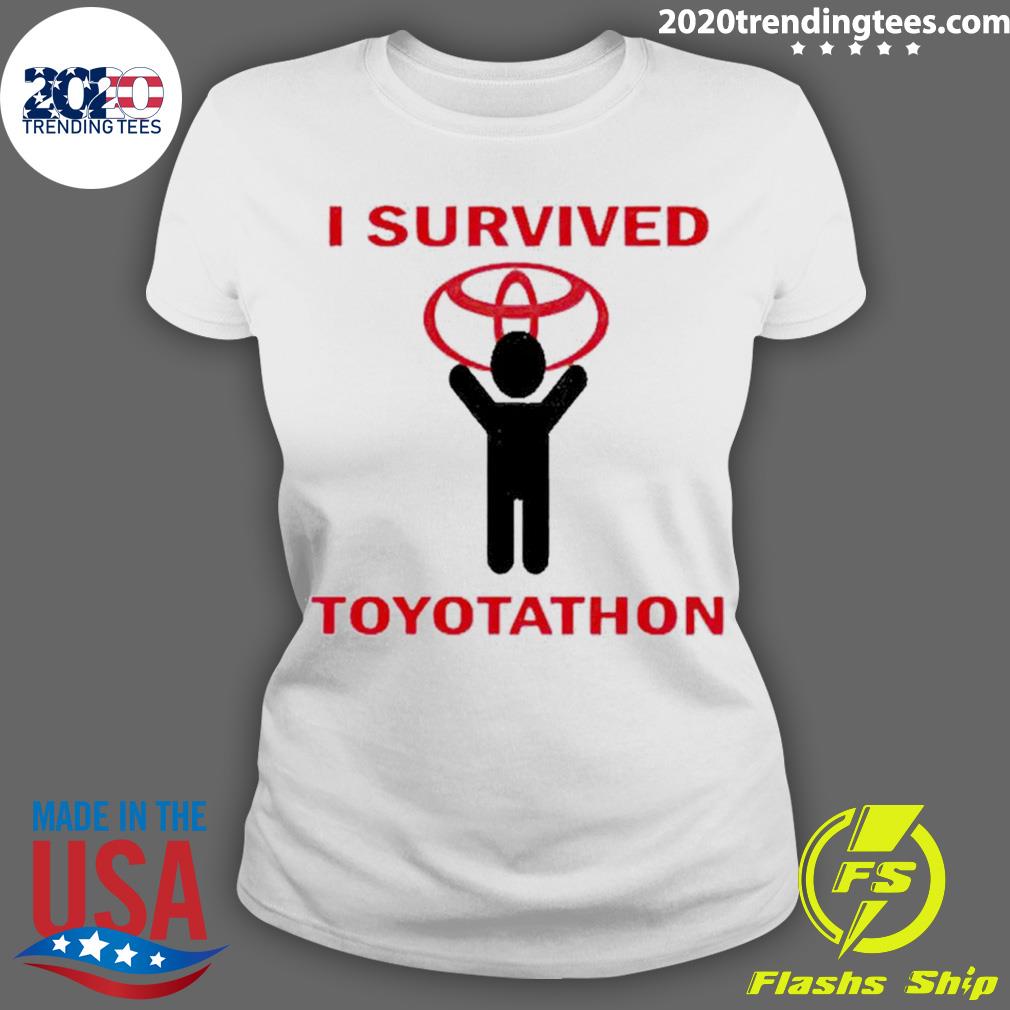 Nice i Survived Toyotathon - Adult & Kids T-Shirts, Sweatshirts & Hoodies apparel design preview 3
