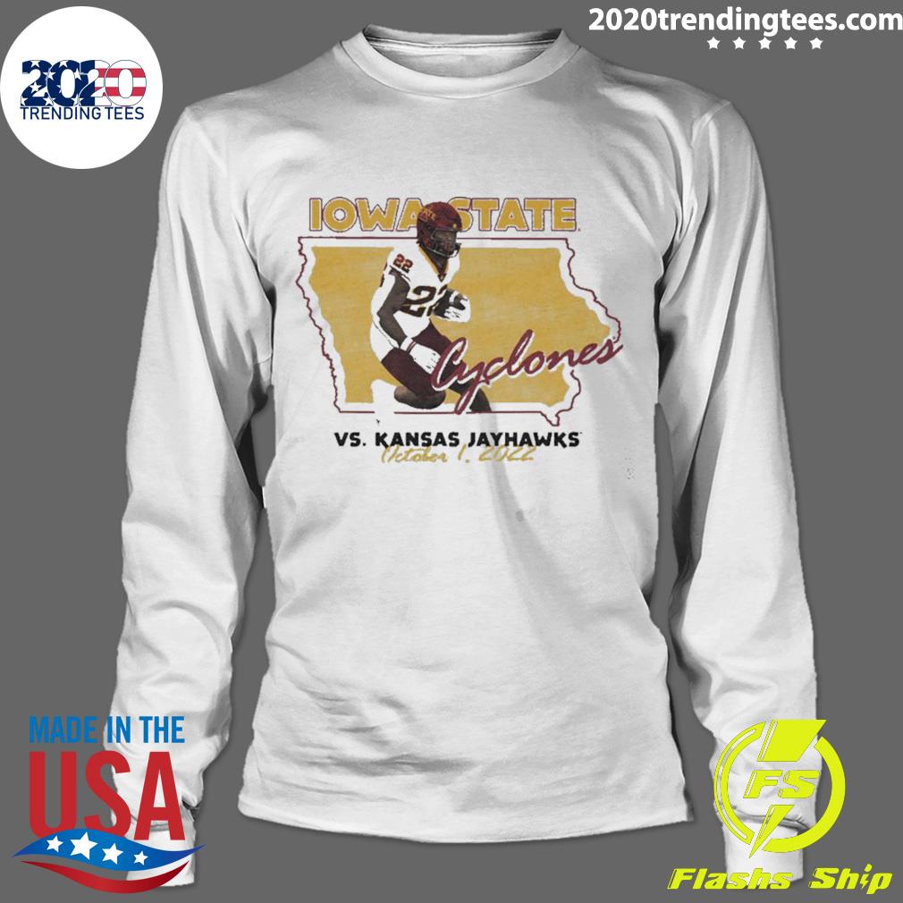 Nice iowa State Cyclones Vs Kansas Jayhawks October 1 - Adult & Kids T-Shirts, Sweatshirts & Hoodies apparel design preview 4