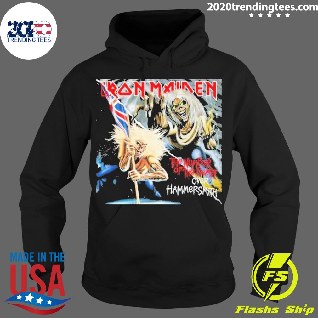 Nice iron Maiden The Beast Over Hammersmith - Adult & Kids T-Shirts, Sweatshirts & Hoodies apparel design preview 2