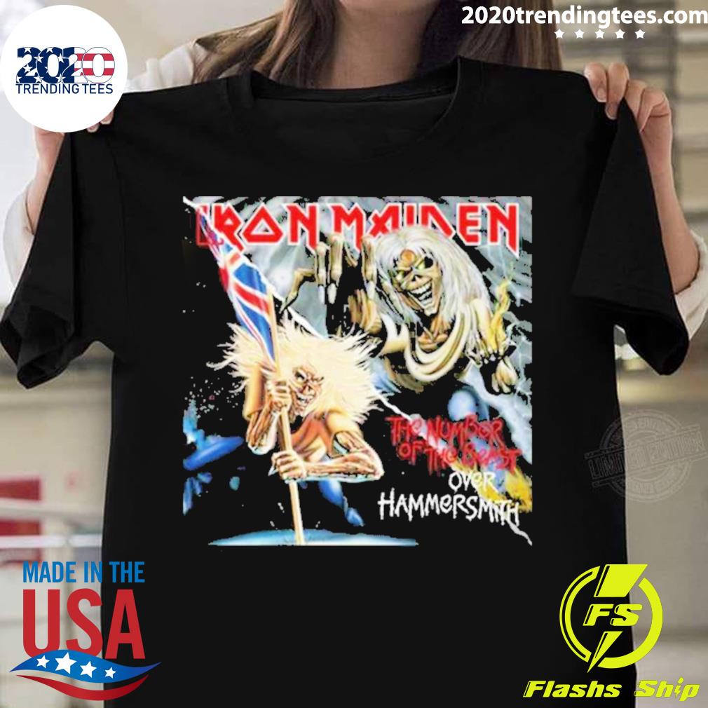 Nice iron Maiden The Beast Over Hammersmith - Adult & Kids T-Shirts, Sweatshirts & Hoodies apparel design preview 1