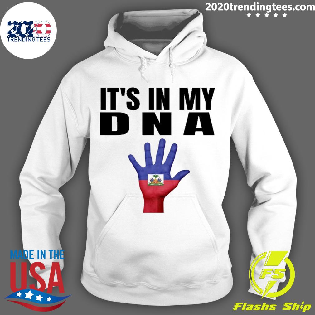 Nice it's In My Dna Haitian Flag - Adult & Kids T-Shirts, Sweatshirts & Hoodies apparel design preview 2