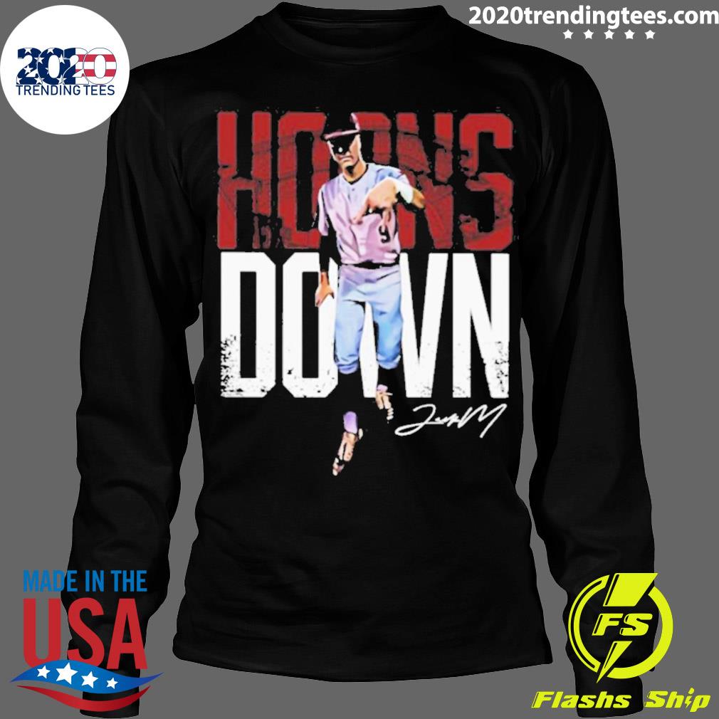 Nice jack Moss Horns Down Signature - Adult & Kids T-Shirts, Sweatshirts & Hoodies apparel design preview 4