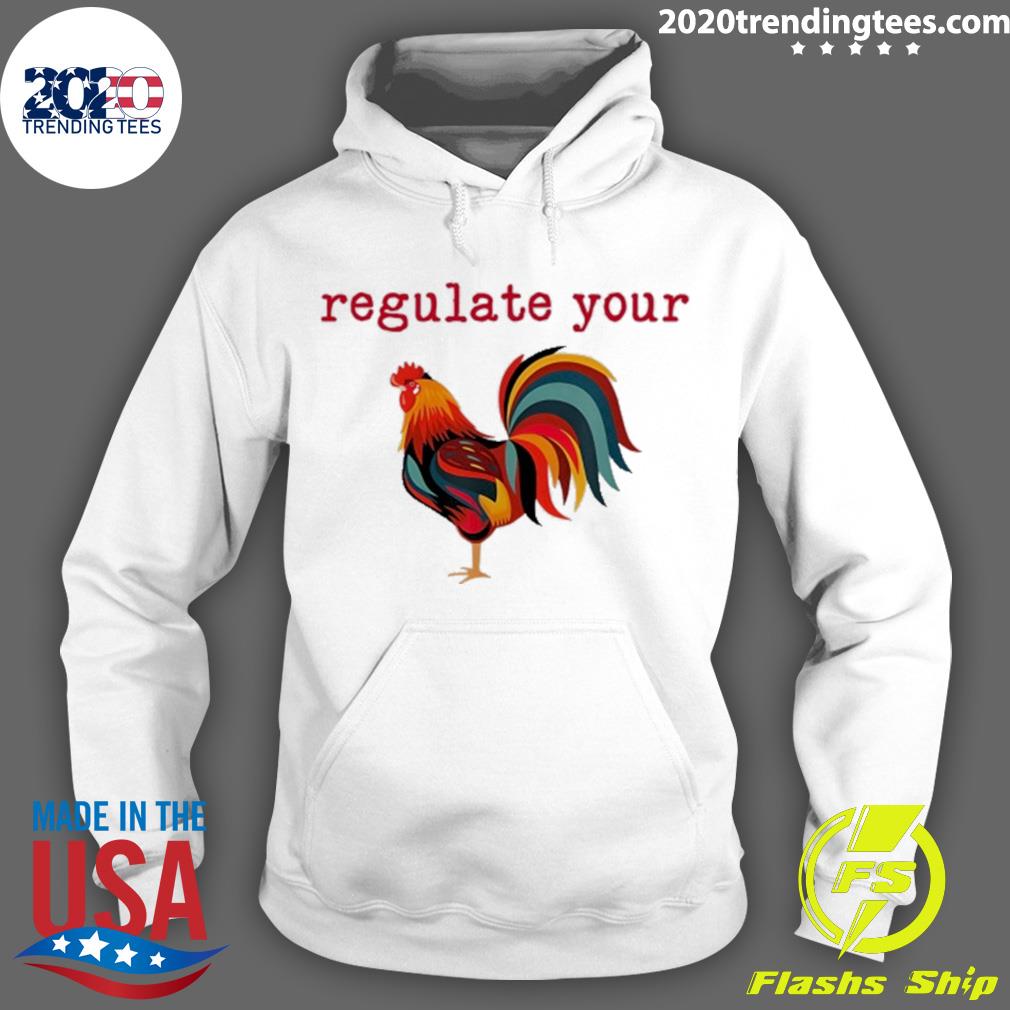 Nice jamie Beck Chicken Regulate Your Cock - Adult & Kids T-Shirts, Sweatshirts & Hoodies apparel design preview 2