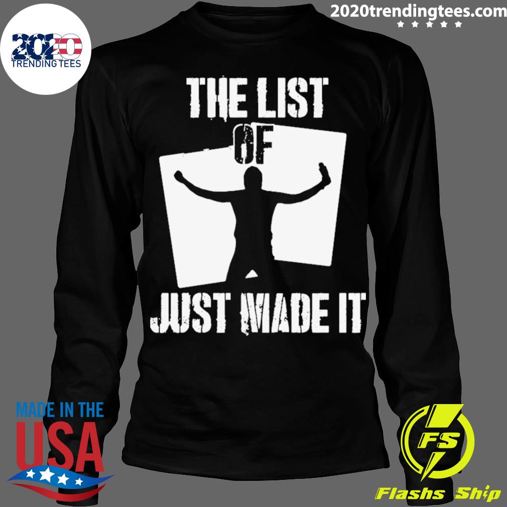 Nice jericho List - Adult & Kids T-Shirts, Sweatshirts & Hoodies apparel design preview 4