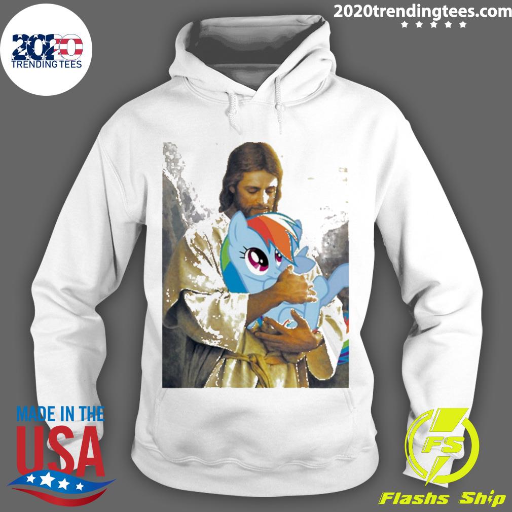Nice jesus Loves Rainbow Dash - Adult & Kids T-Shirts, Sweatshirts & Hoodies apparel design preview 2