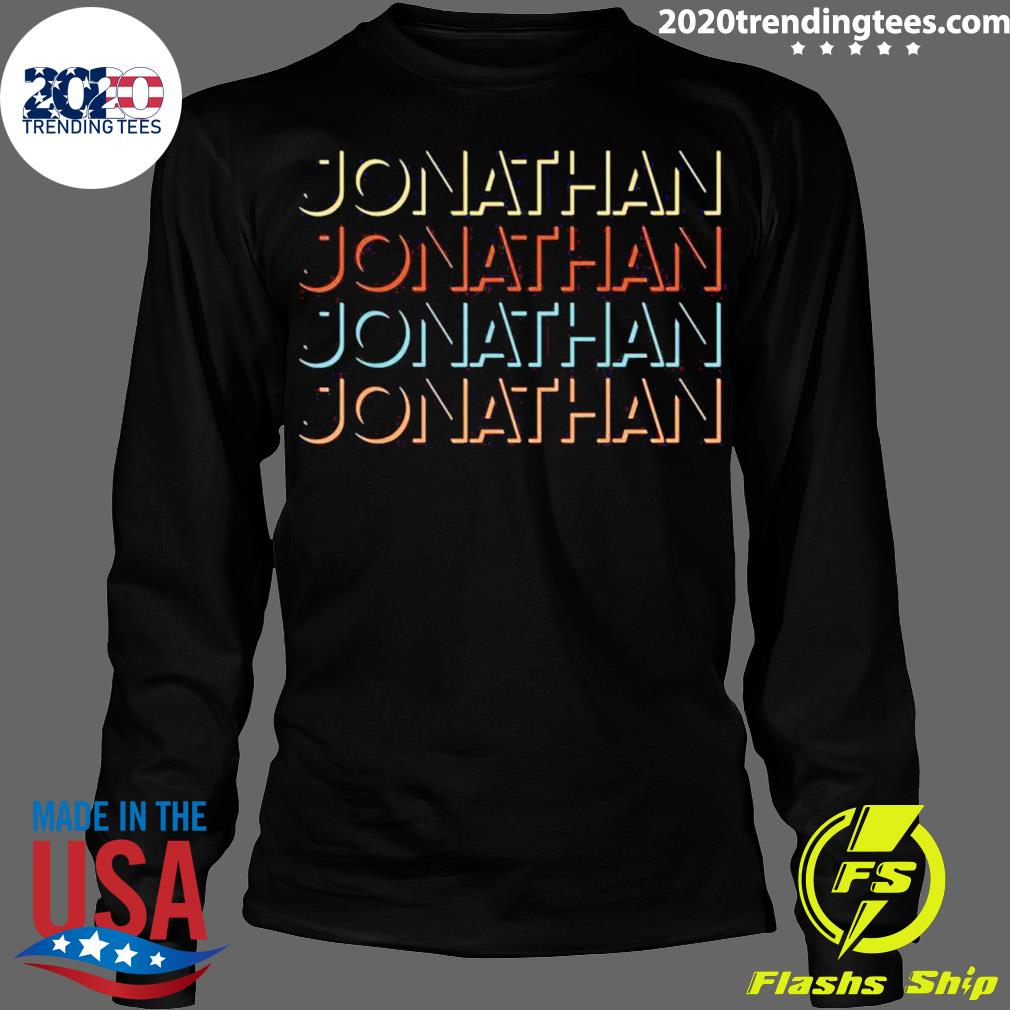 Nice jonathan Personalized First Name - Adult & Kids T-Shirts, Sweatshirts & Hoodies apparel design preview 4